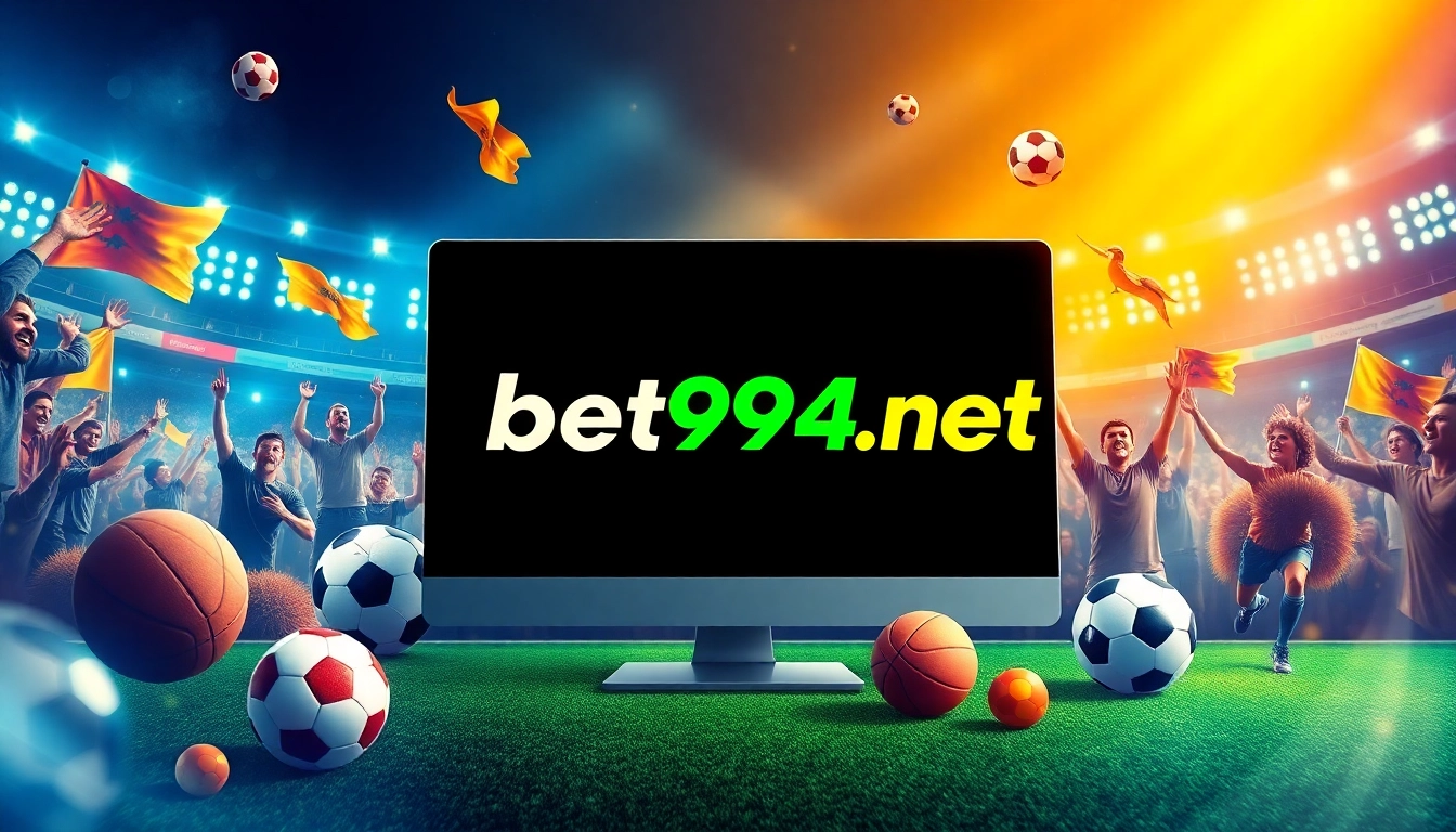 Experience the excitement of betting on bet994.net with a vibrant sports interface and dynamic atmosphere.