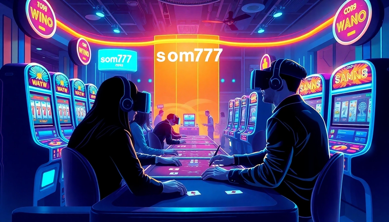 Experience thrilling gameplay at som777 with exciting digital slots and poker games.