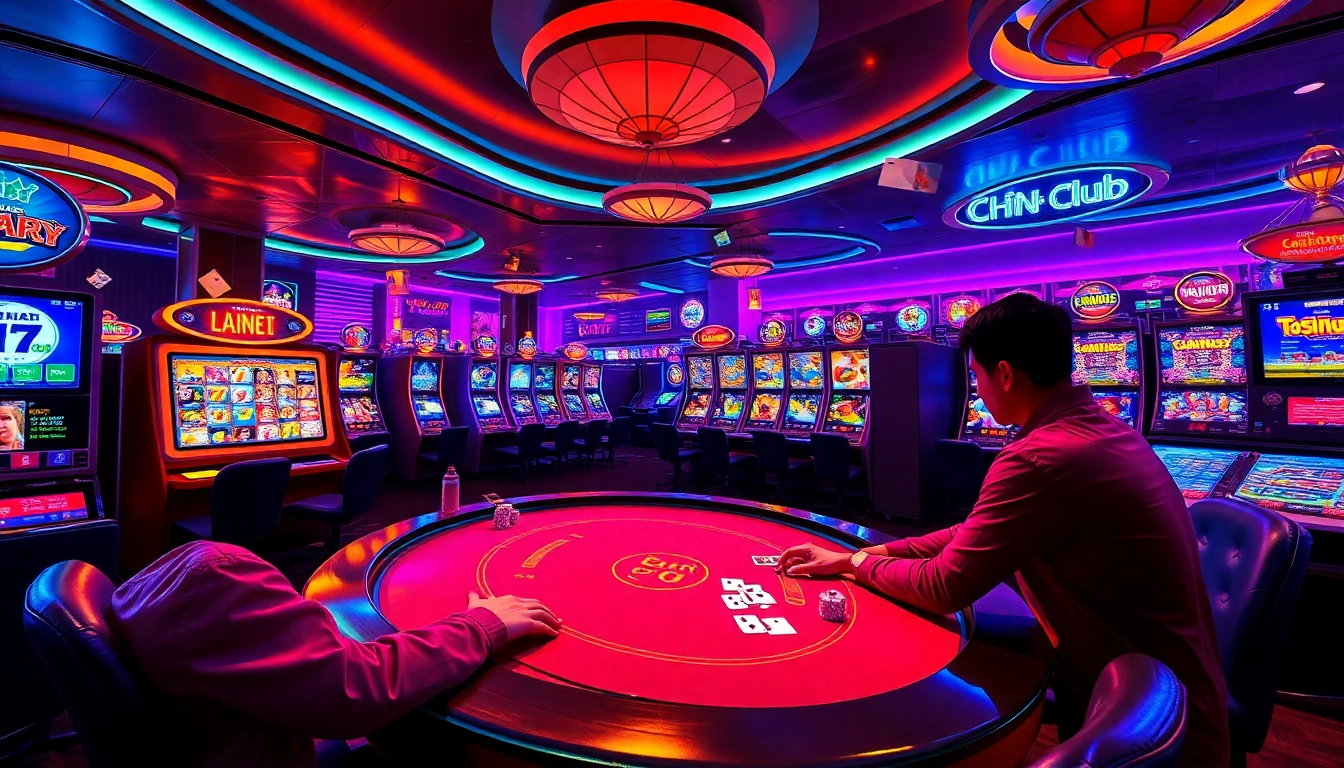 Engage in thrilling gameplay at cổng game hitclub with vibrant casino visuals and exciting actions.