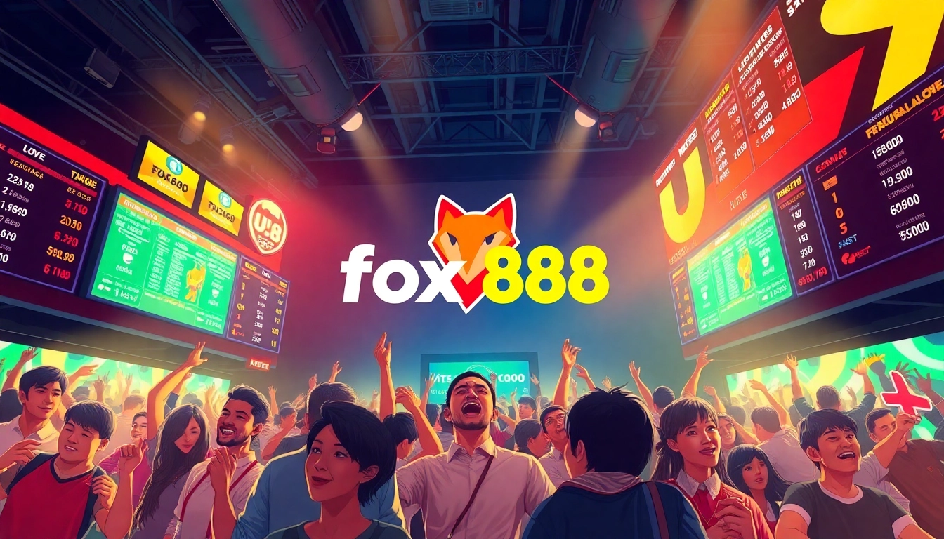 Experience thrilling sports betting action with fox888 at a lively venue filled with excitement and real-time odds.